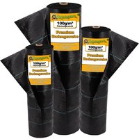 Aquagart Unkrautvlies 400m  Bodengewebe Unkrautfolie Mulchfolie 100g 1 65m breit   1 St 