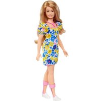 Mattel  Anziehpuppe Barbie Fashionistas Puppe mit Down Syndrom im Blümchenkleid