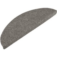 vidaXL Stufenmatte Stufenmatten Selbstklebend 10 Stk. Grau 65x22 5x3 5 cm  Andere  Höhe: 3.5 mm