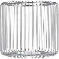 blomus Drahtkorb Blomus Korb L Estra silber 25 cm 64230