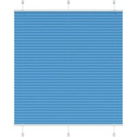 vidaXL Plissee  Plissee Blau 120x150 cm Stoffbreite 119 4 cm Polyester
