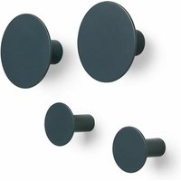 blomus Wandhaken PONTO 4er Set Gunmetal   Set  4 St 