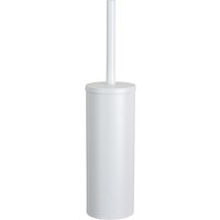 WENKO WC Garnitur Modell Orea  geschlossener Toilettenbürstenhalter aus Edelstahl  freistehend