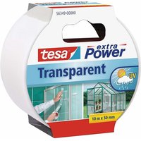 tesa Klebepad extra Power  Gewebeband transparent 48 0 mm x 10 0 m 1 Rolle
