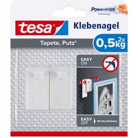 tesa Klebehaken  Dekoration  Bilder  Leinwände  Lichterketten  Girlanden   Packung  2 St   Bilderhaken selbstklebend   spurlos entfernbar & wiederverwendbar