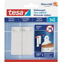 tesa Klebeband Klebenagel für Fliesen und Metall  3kg  VE 2 Stück weiß