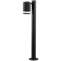 KONSTSMIDE LED Pollerleuchte  LED wechselbar  warmweiß  Garten wegbeleuchtung  Gartenweg beleuchten mit Strom  Schwarz H: 70cm