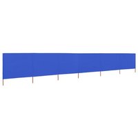vidaXL Sonnensegel  6 teiliges Windschutzgewebe 800 x 120 cm Azurblau