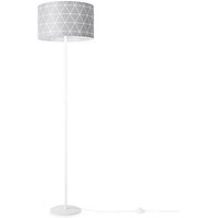 Paco Home Stehlampe Stella 401  ohne Leuchtmittel  Standleuchte Wohnzimmer Schlafzimmer E27 Skandi Pink Grau Blau Deko