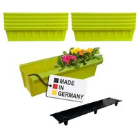 BURI Pflanzkübel Paletten Blumenkasten Einsatz An  & Einhängen Europalette Pflanzkasten  10 St 