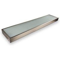 SO TECH  LED Unterbauleuchte Leuchtregal Dallas Edelstahloptik    Design trifft auf Funktion   450 x 200 mm Edelstahloptik inkl. 4 W LED Leuchte