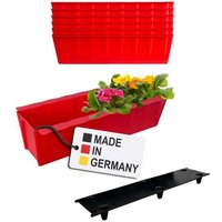 BURI Pflanzkübel Paletten Blumenkasten Einsatz An  & Einhängen Europalette Pflanzkasten  6 St 