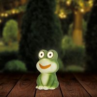 Solar Tierfigur mit Leuchtaugen  Höhe ca. 13 cm