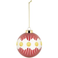 Alessi Christbaumschmuck Weihnachtsbaumkugel DELIGHT gemustert