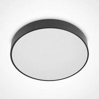 Lindby LED Deckenleuchte Milada  dimmbar  LED Leuchtmittel fest verbaut  Farbwechsel warmweiß / tageslicht  Modern  Stahl  Kunststoff  Schwarz  weiß  1 flammig  inkl.