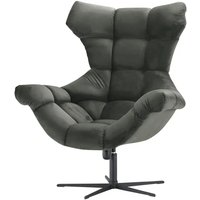 Bequemer grauer Drehsessel