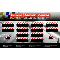 Carrera  Autorennbahn DIGITAL 124/132/EVOLUTION   Aussenrandstreifen für Kurve 4/15 Grad