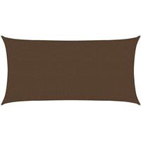 vidaXL Sonnensegel  Sonnensegel 160 g/m  Braun 3x6 m HDPE