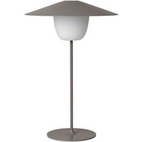 blomus LED Tischleuchte  ANI LAMP  Mobile LED Tischleuchte: Designlampe   Innen und Außen  LED fest integriert  Warmweiß  Outdoor  IP44  3000K  Wandelbar  Touch  Helligkeitsstufen  16h Brenndauer
