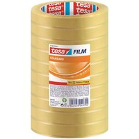 tesa Klebeband Klebefilm tesafilm standard 15mmx66m transparent 10 Rollen