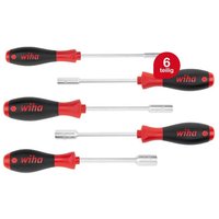 Wiha Schraubendreher SoftFinish  01034    5 tlg.  Schraubenzieher  Sechskant Steckschlüssel
