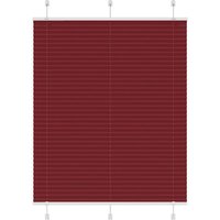 vidaXL Plissee  Plissee Bordeauxrot 110x100 cm Stoffbreite 109 4 cm Polyester
