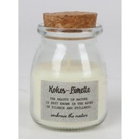 BURI Tafelkerze 12x BURI Duftkerzen Glas Raumdüfte Innen Dekoration Glas Aroma Lichter  12 tlg 