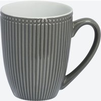 Tasse mit Rillen  ca. 9x5 6x11 3 cm