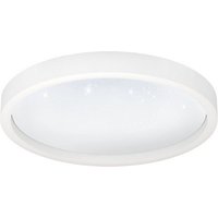 EGLO LED Deckenleuchte Montemorelos z  Leuchtmittel inklusive  Wand /Deckenleuchte   H5 x Ø42 cm   weiß   17 8W inkl.