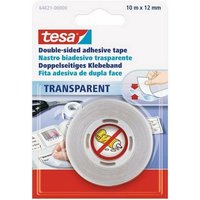 tesa Doppelklebeband Klebeband doppelseitig 10m 12mm transparent