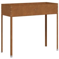 vidaXL Blumentopf Pflanzkübel 100 5x40 5x90 cm Cortenstahl