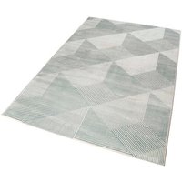 Esprit Teppich Velvet Groove ESP 8780  rechteckig  Höhe: 12 mm  Kurzflor  Hoch Tief Struktur  Wohnzimmer  Schlafzimmer