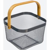 Aufbewahrungskorb mit Tragegriff  ca. 24.5x24.5x17.5cm
