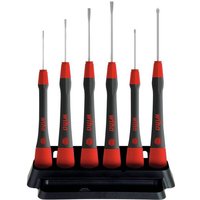 Wiha Schraubendreher   6 St   ElektronikSatz 7 teilig Schlitz/PH im Halter