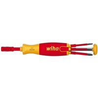 Wiha Schraubendreher Wiha VDE Bit Schraubendreher 6teilig Schlitz  Pozidriv  Plus/Minus