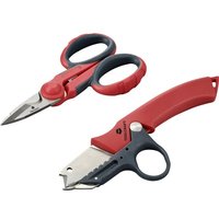 TOOLCRAFT Universalschere TOOLCRAFT TO 9626415 Kabelmesser Scheren Set 139 mm  170 mm