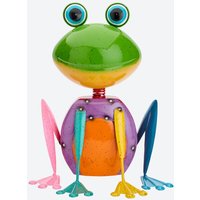 Deko Frosch aus Metall  ca. 30x25x16 cm