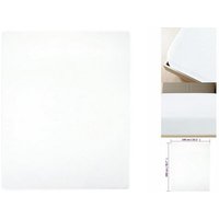 Bettlaken Spannbettlaken Jersey Weiß 140x200 cm Baumwolle  vidaXL