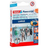 tesa Doppelklebeband tesa Doppelseitige Selbstklebestrips Powerstrips  10 St 