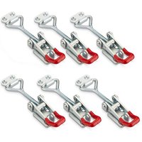 SO TECH  Kastenriegelschloss Spannverschluss  verstellbarer Schnellspanner   6 tlg   M6  Haltekraft 220 kg  abschließbar  Stahl verzinkt