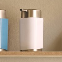 Seifenspender mit verchromter Pumpe