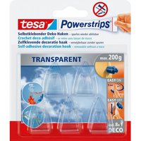 tesa Klebestreifen tesa Powerstrips Deco Haken für Dekoration.  Set mit 5 verschiedenen Farben und Designs für jeden Anlass 
