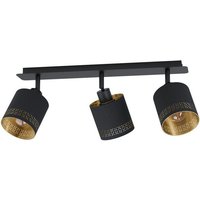 EGLO LED Deckenspot Esteperra  Leuchtmittel exklusive  Deckenleuchte Vintage  Retro  Gold  Küchenlampe  Spots mit E27 Fassung