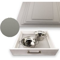 SO TECH  Schubladeneinsatz Schubladenmatte Orga Grip Einlegematte silbergrau  für Blum Schubladen mit Breiten 182   1082 mm