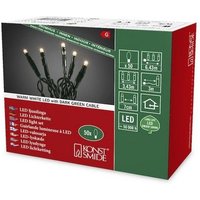 KONSTSMIDE LED Lichterkette KONSTSMIDE 6351 120 Micro LED Lichterkette / für Innen  IP20  / 24V In