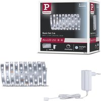 Paulmann LED Stripe MaxLED 250 Basisset unbeschichtet 3m Tageslichtweiß  1 flammig