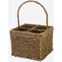 Tisch Caddy aus Seegras  ca. 17 5x17 5x22cm