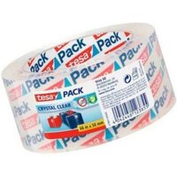 tesa Klebeband tesa Packband tesapack  crystal clear 50 0 mm x 66 0 m  Packung  1 St.  Polypropylen  1 Rolle