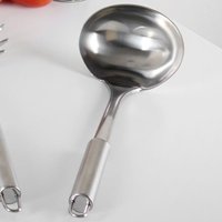 Schöpfkelle aus rostfreiem Edelstahl  ca. 31x9cm
