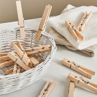 Holz Wäscheklammern  20er Pack  ca. 9 5x1 5x1 5cm
